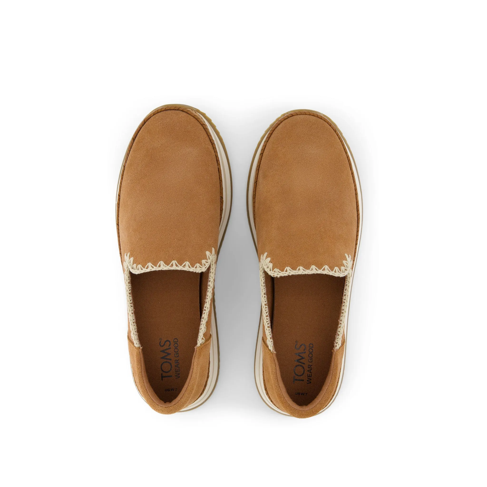 Jocelyn Brown Suede Deco Stitch Espadrille Sneaker