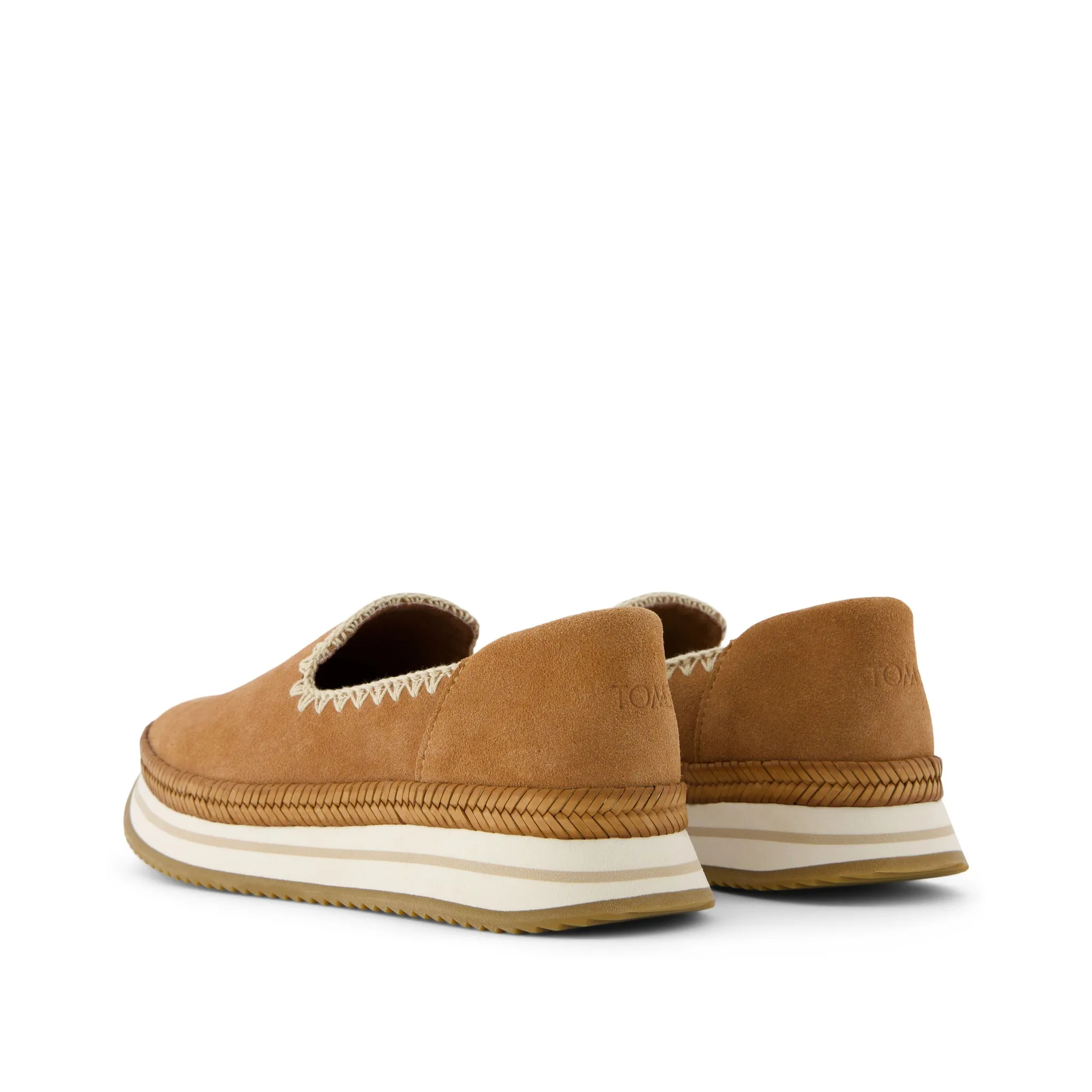 Jocelyn Brown Suede Deco Stitch Espadrille Sneaker