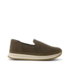 Jocelyn Olive Deco Stitch Espadrille Sneaker