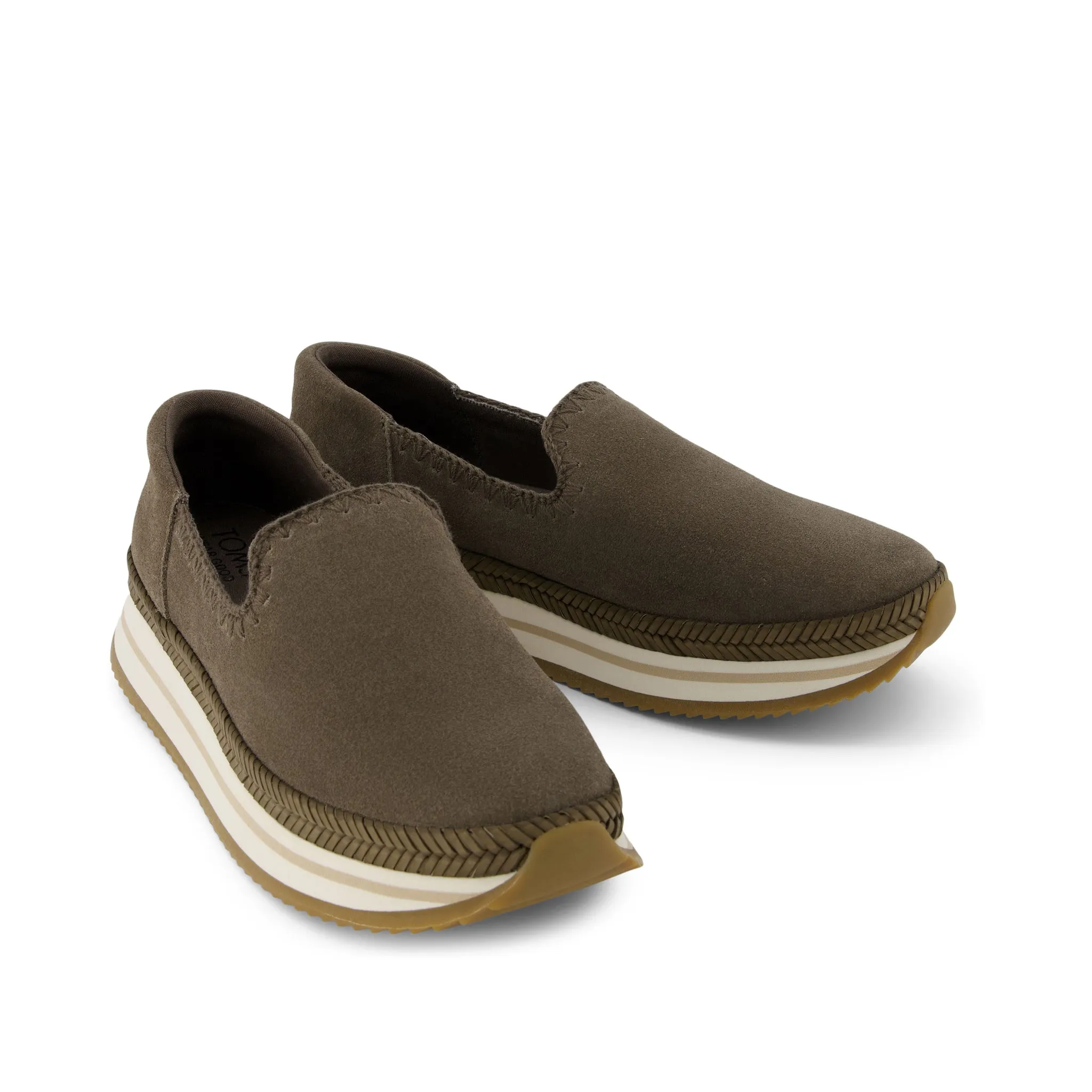 Jocelyn Olive Deco Stitch Espadrille Sneaker