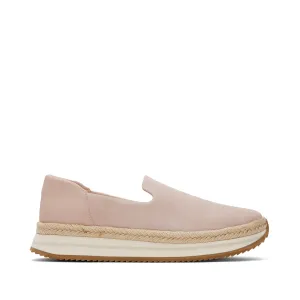 Jocelyn Pink Suede Espadrille Sneaker