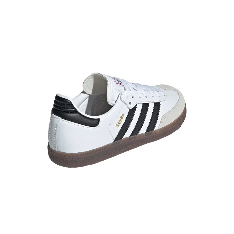 Kid's Grade School Samba White/Black/Red