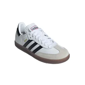 Kid's Grade School Samba White/Black/Red