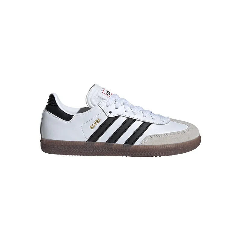 Kid's Grade School Samba White/Black/Red