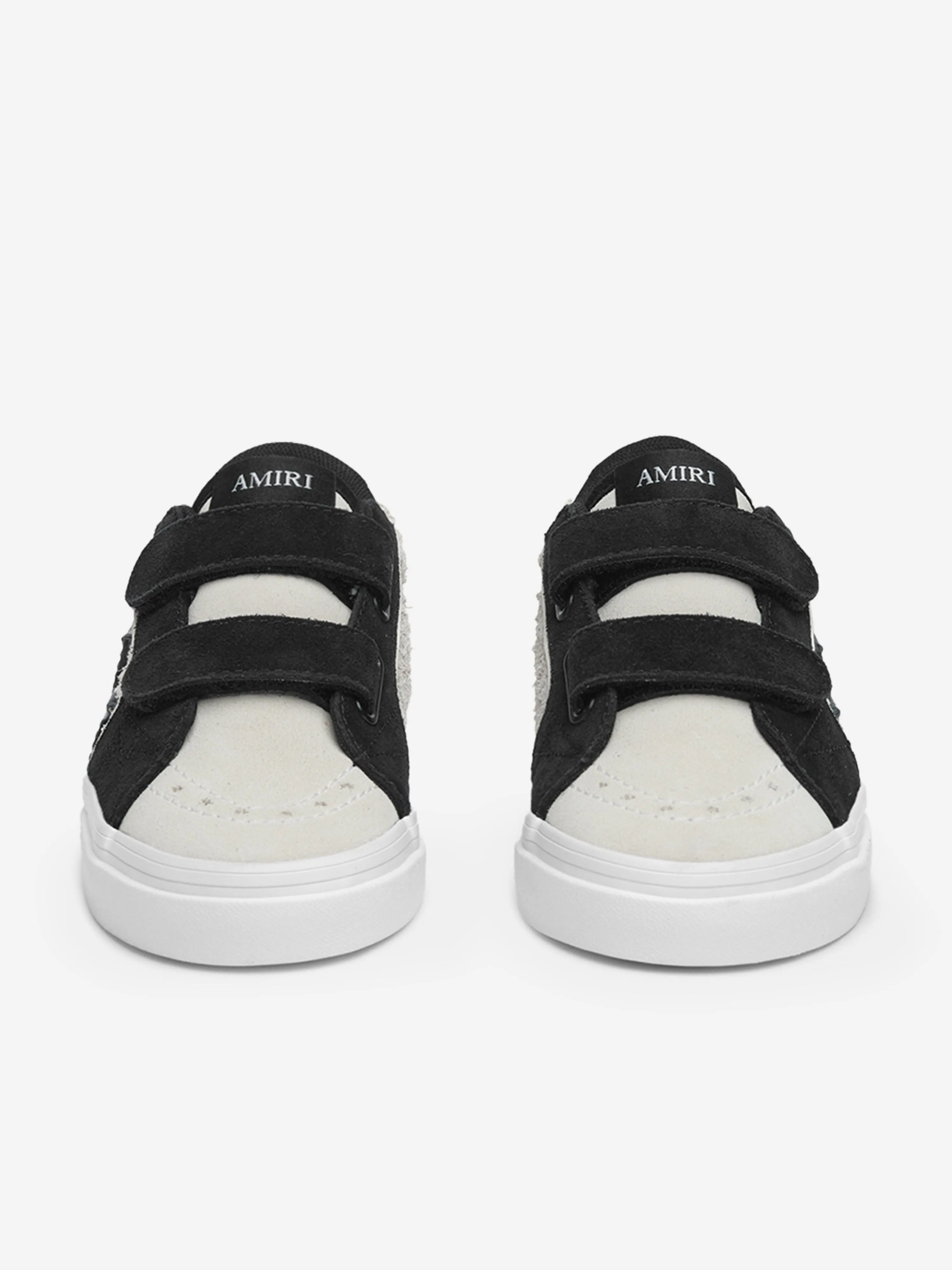 Kids Leather Sunset Skate Low Trainers in Black