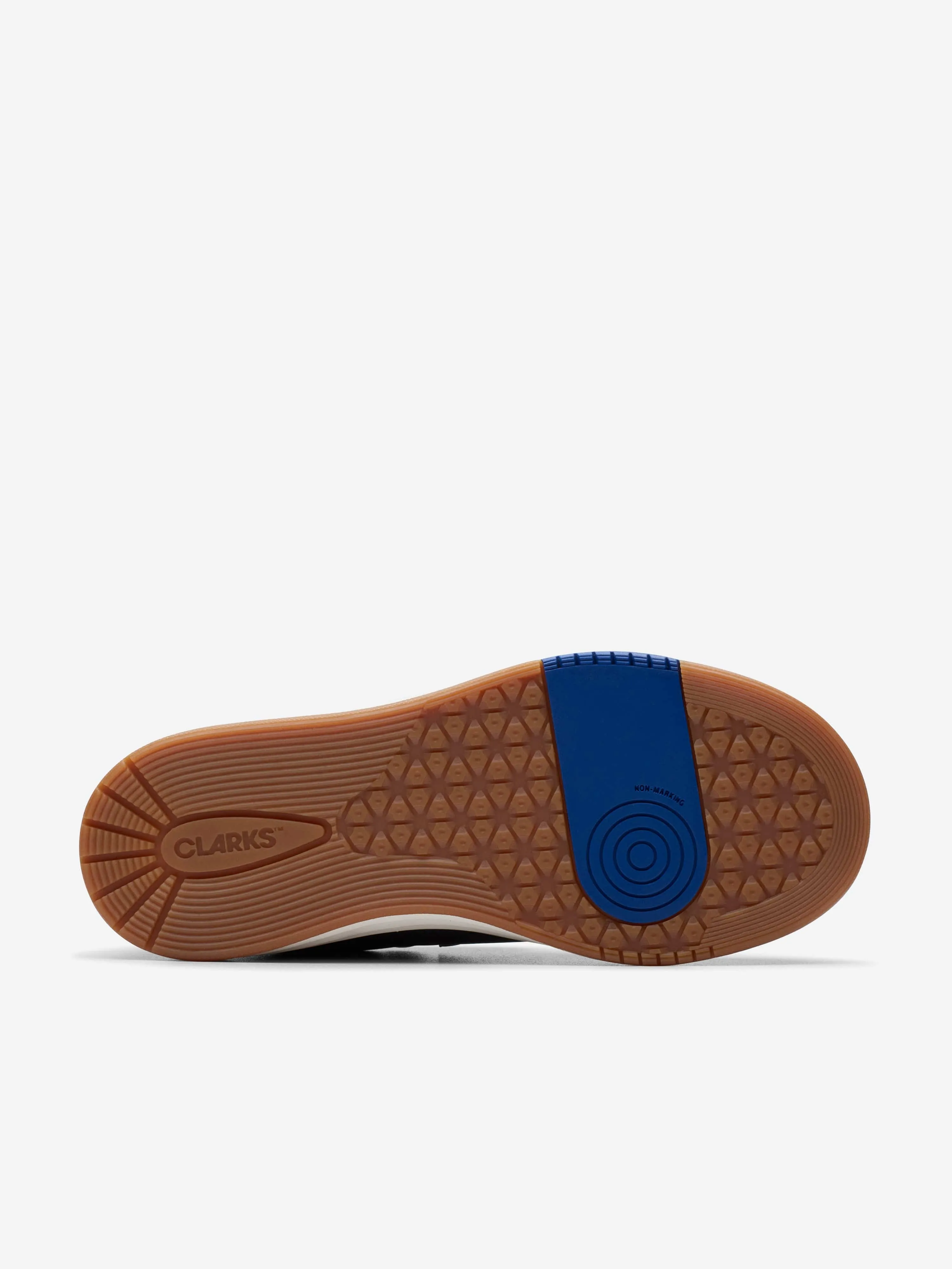 Kids Leather Urban Solo Trainers in Navy