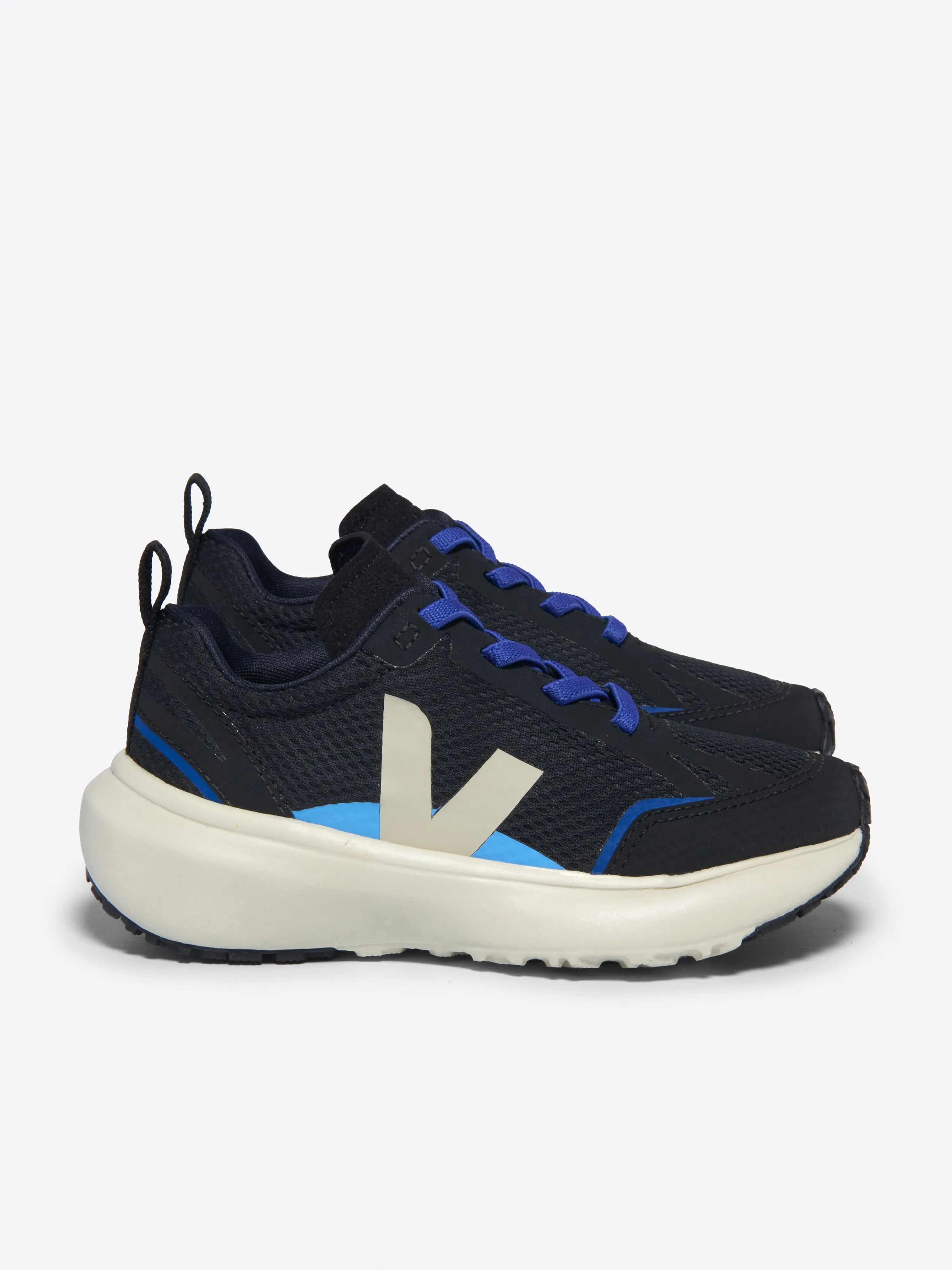 Kids Light Alveomesh Canary Trainers in Black