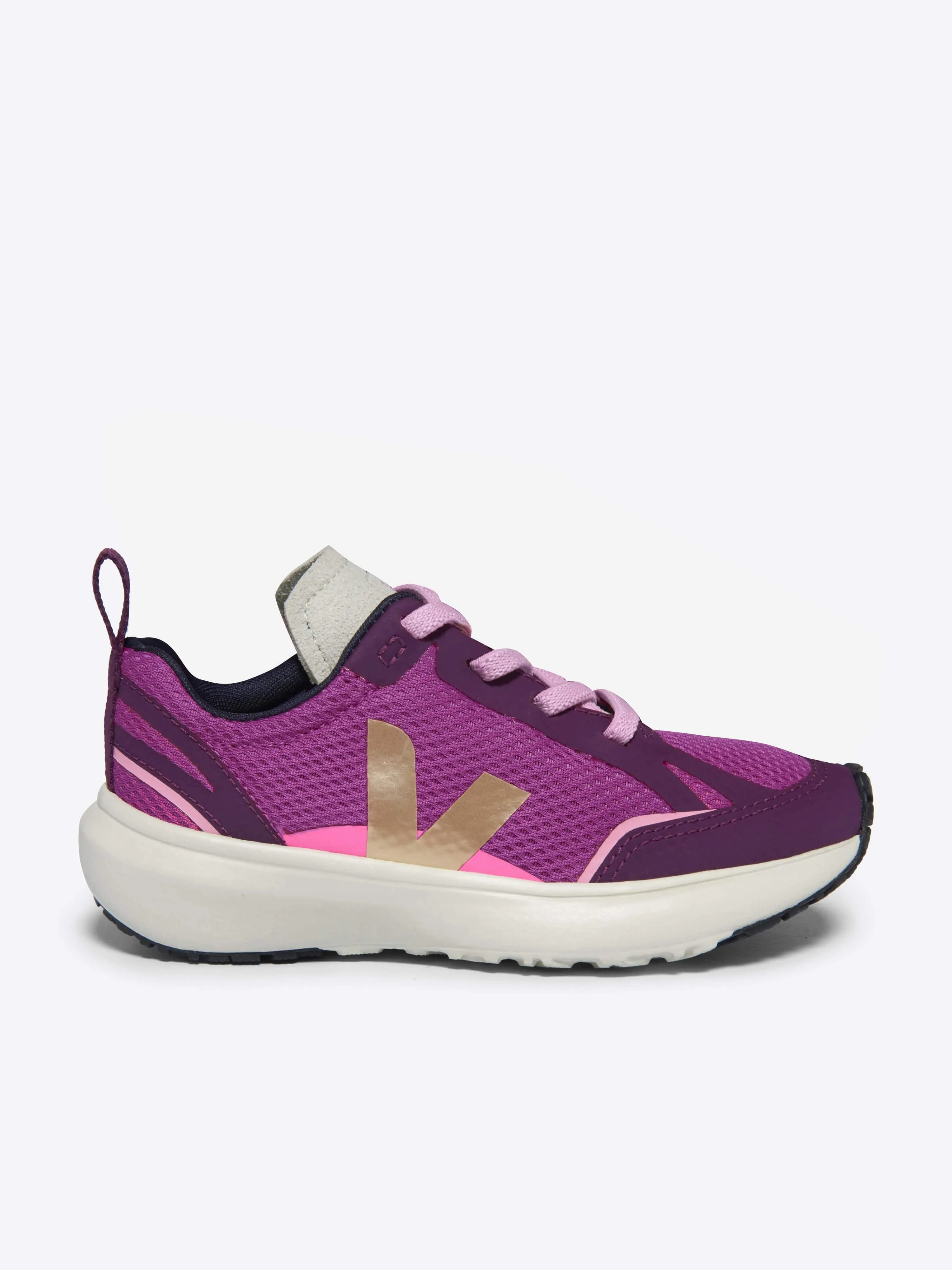 Kids Light Alveomesh Canary Trainers in Purple