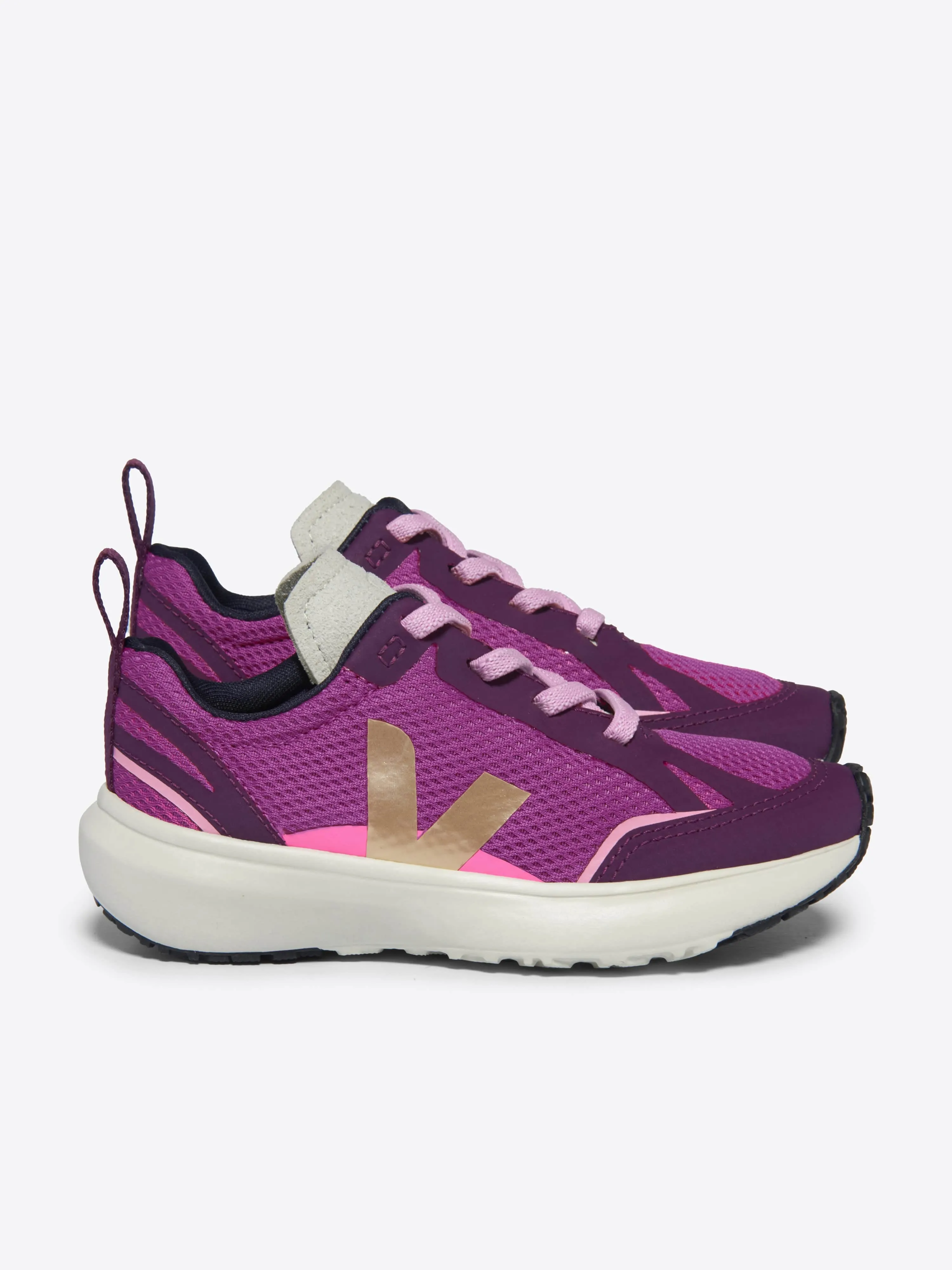 Kids Light Alveomesh Canary Trainers in Purple