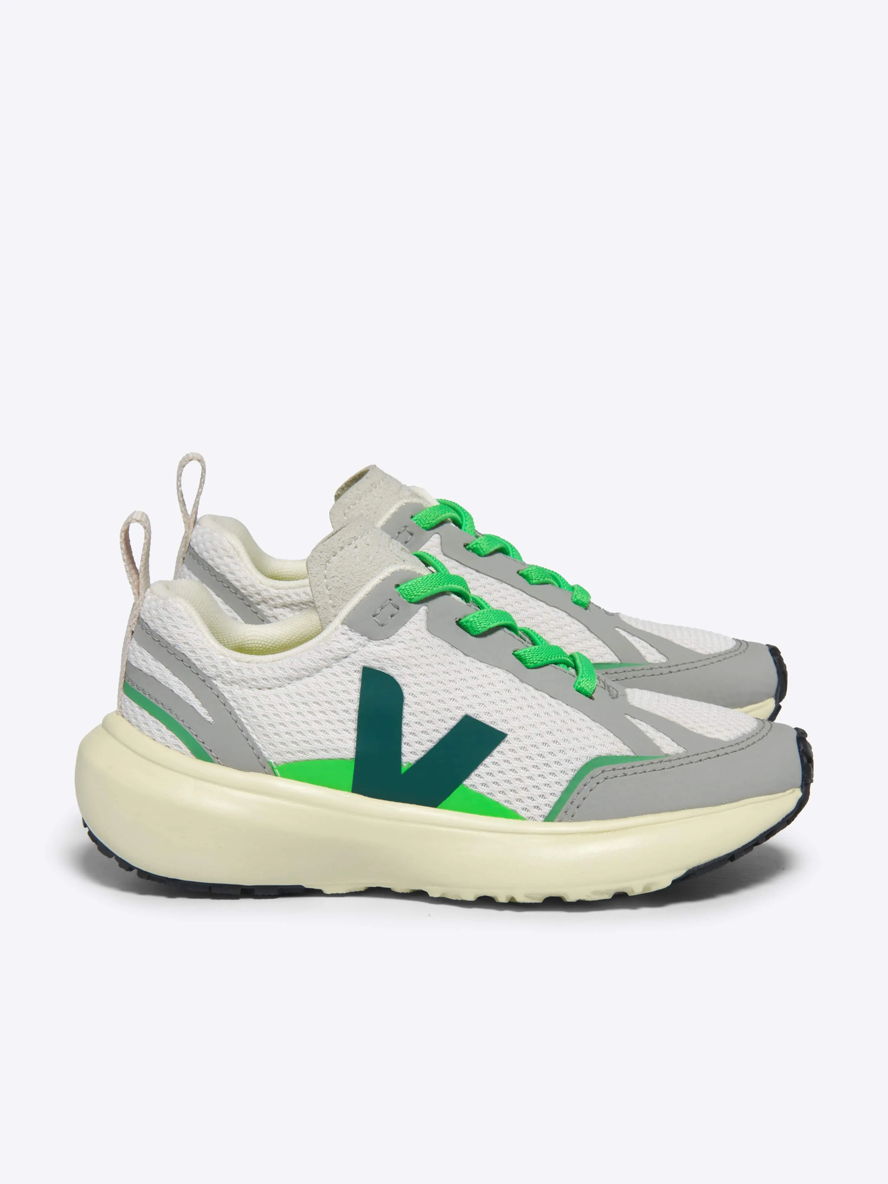 Kids Light Alveomesh Canary Trainers in White