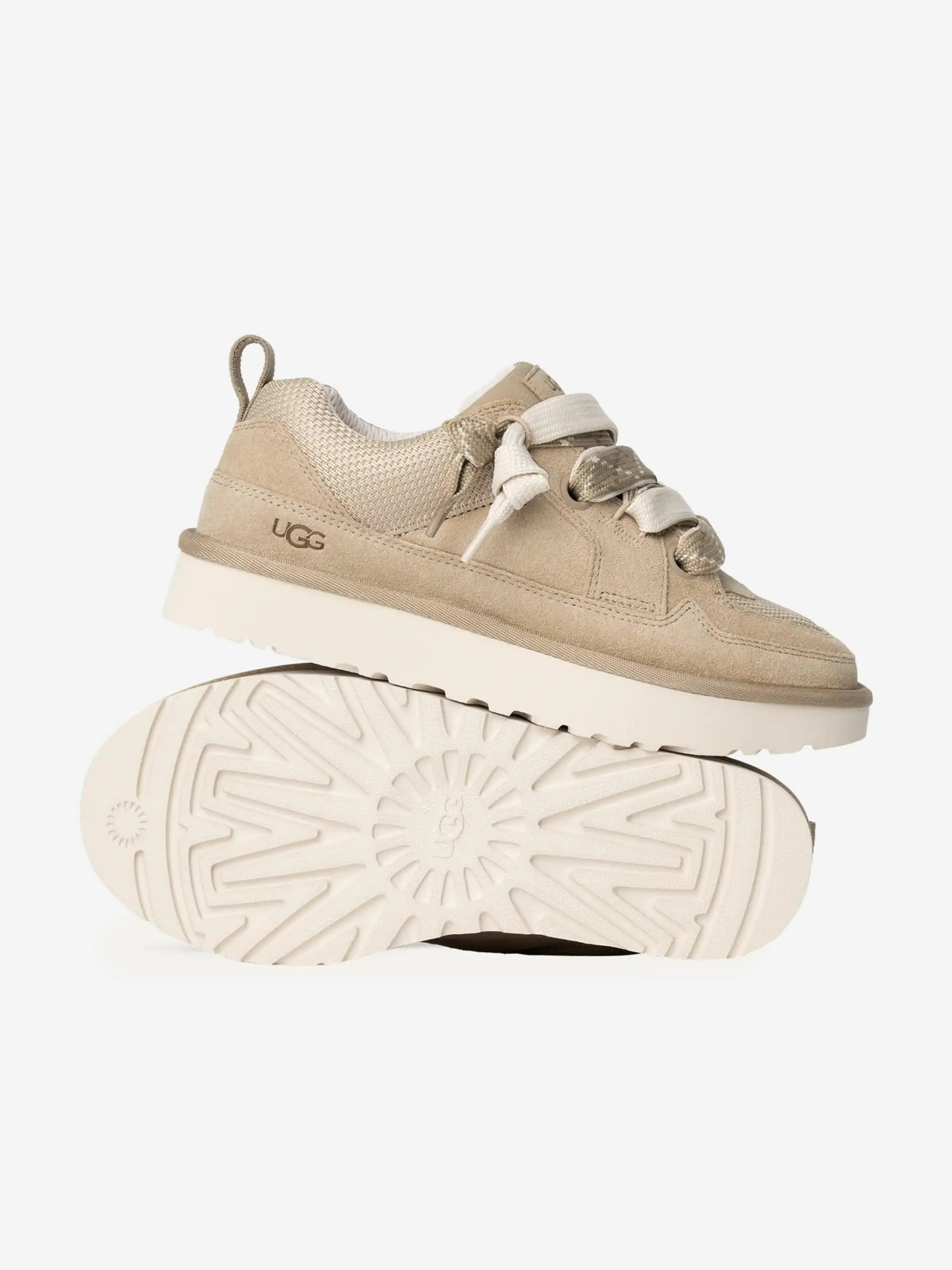 Kids Lo Lowmel Trainers in Beige