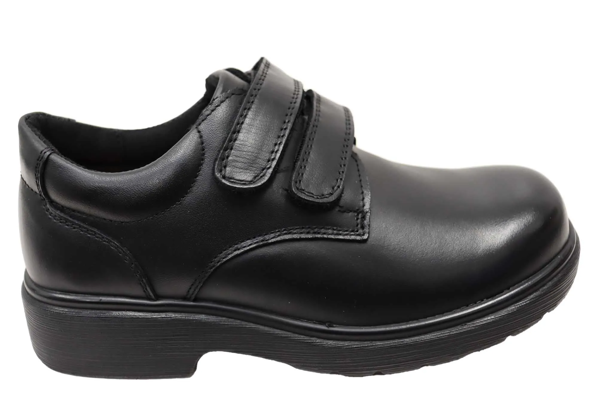 Koala By Grosby Kairan Adjustable Strap Leather School Shoes Grosby Shoes