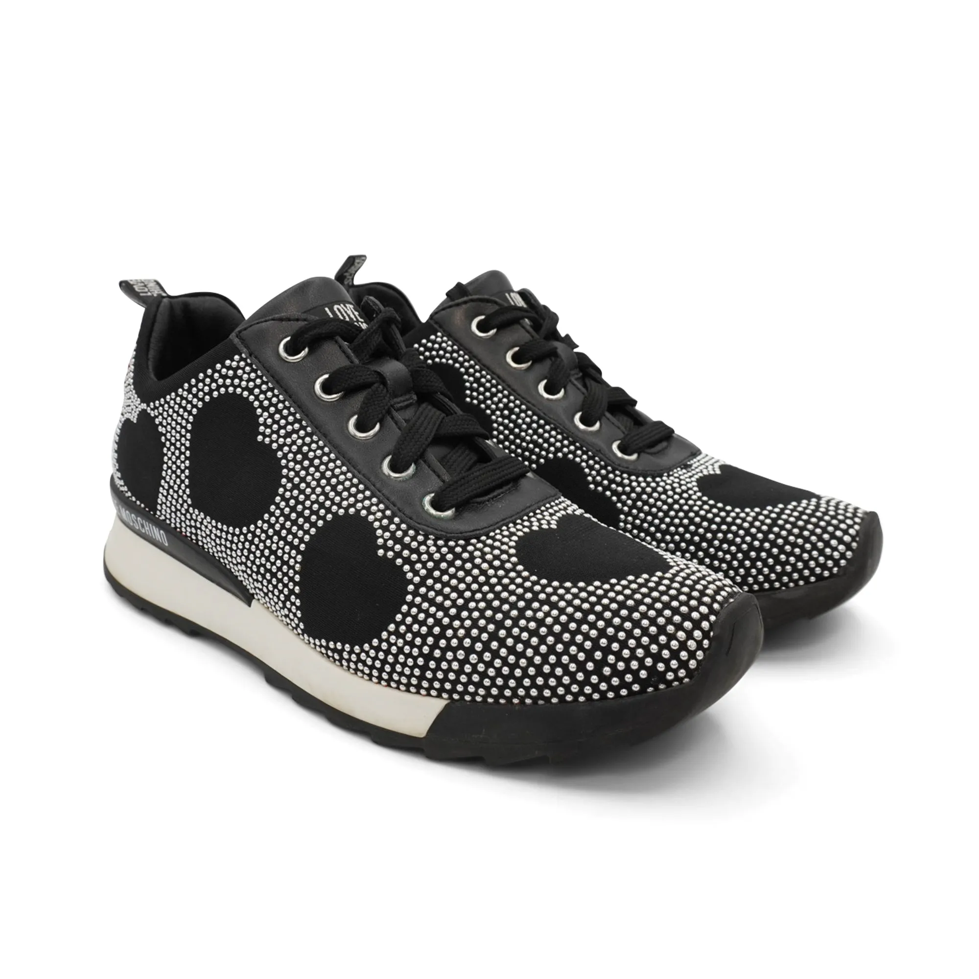 Love Moschino 'Heart Stud' Sneakers - Women's 37