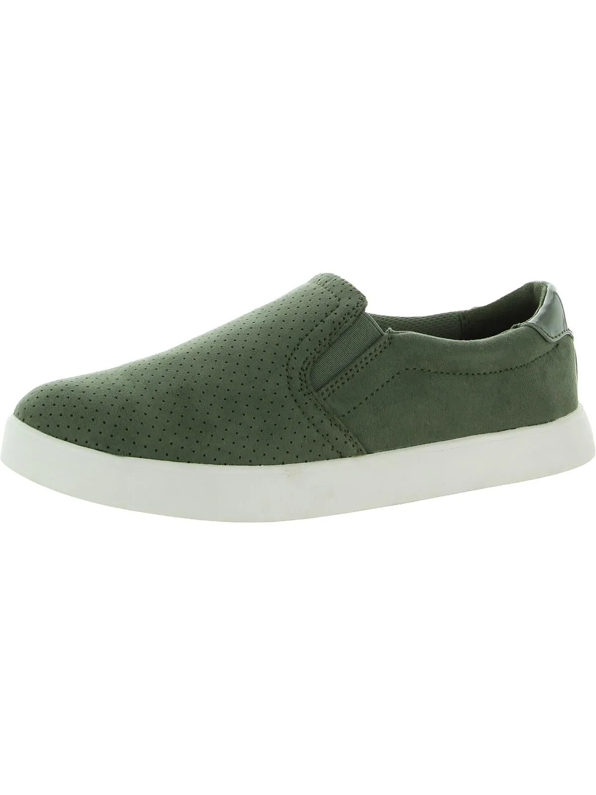 Madison Lace Womens Faux Suede Slip-On Sneakers