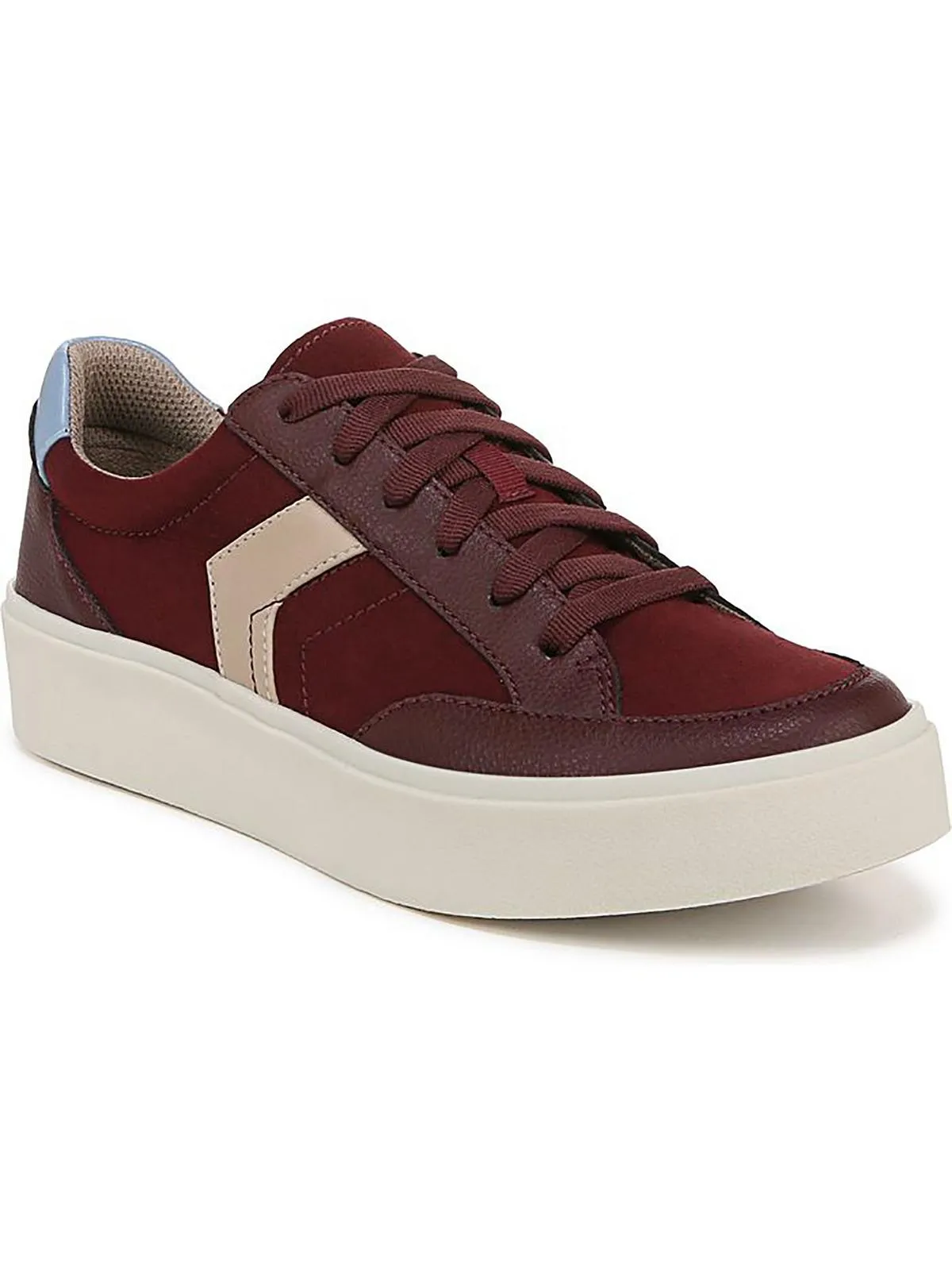 Madison Lace Womens Faux Suede Slip-On Sneakers
