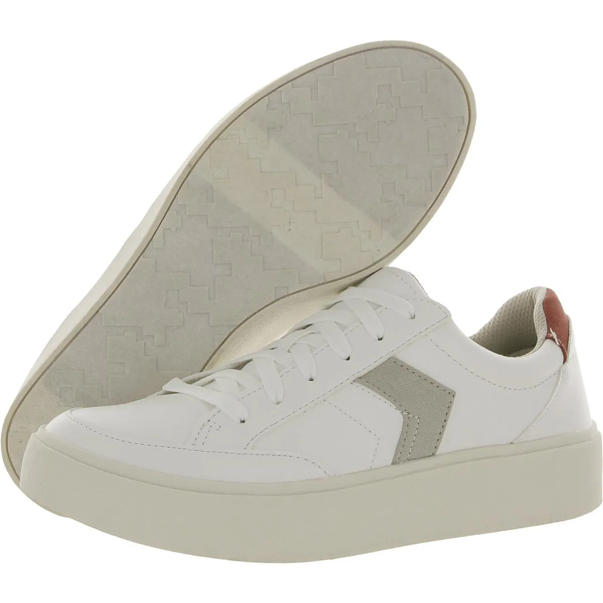 Madison Lace Womens Faux Suede Slip-On Sneakers