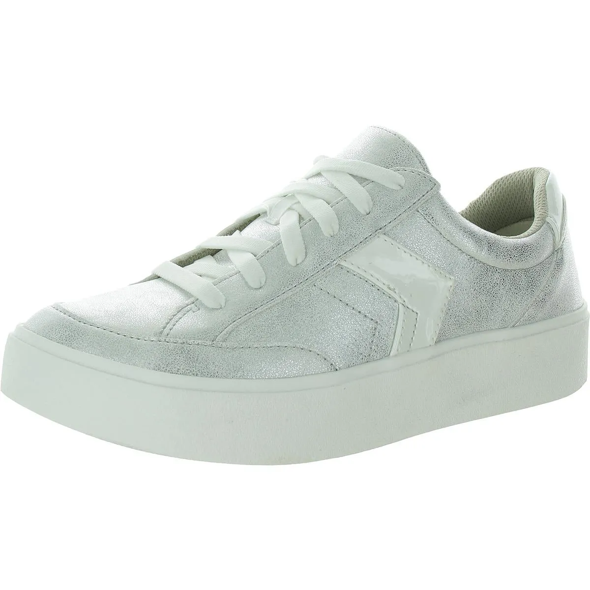 Madison Lace Womens Faux Suede Slip-On Sneakers