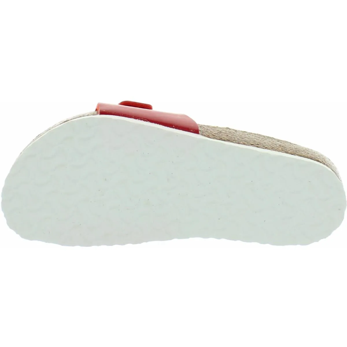Madrid Girls Patent Flat Footbed Sandals