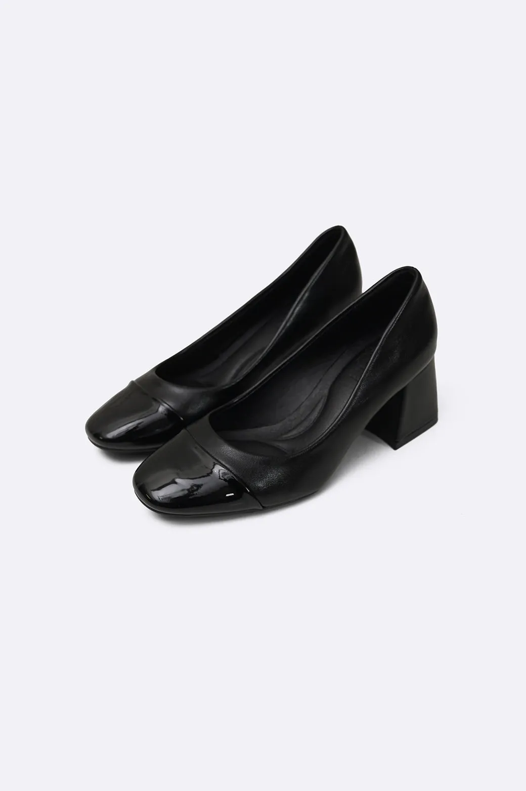 MAMA BLOCK HEEL PUMPS