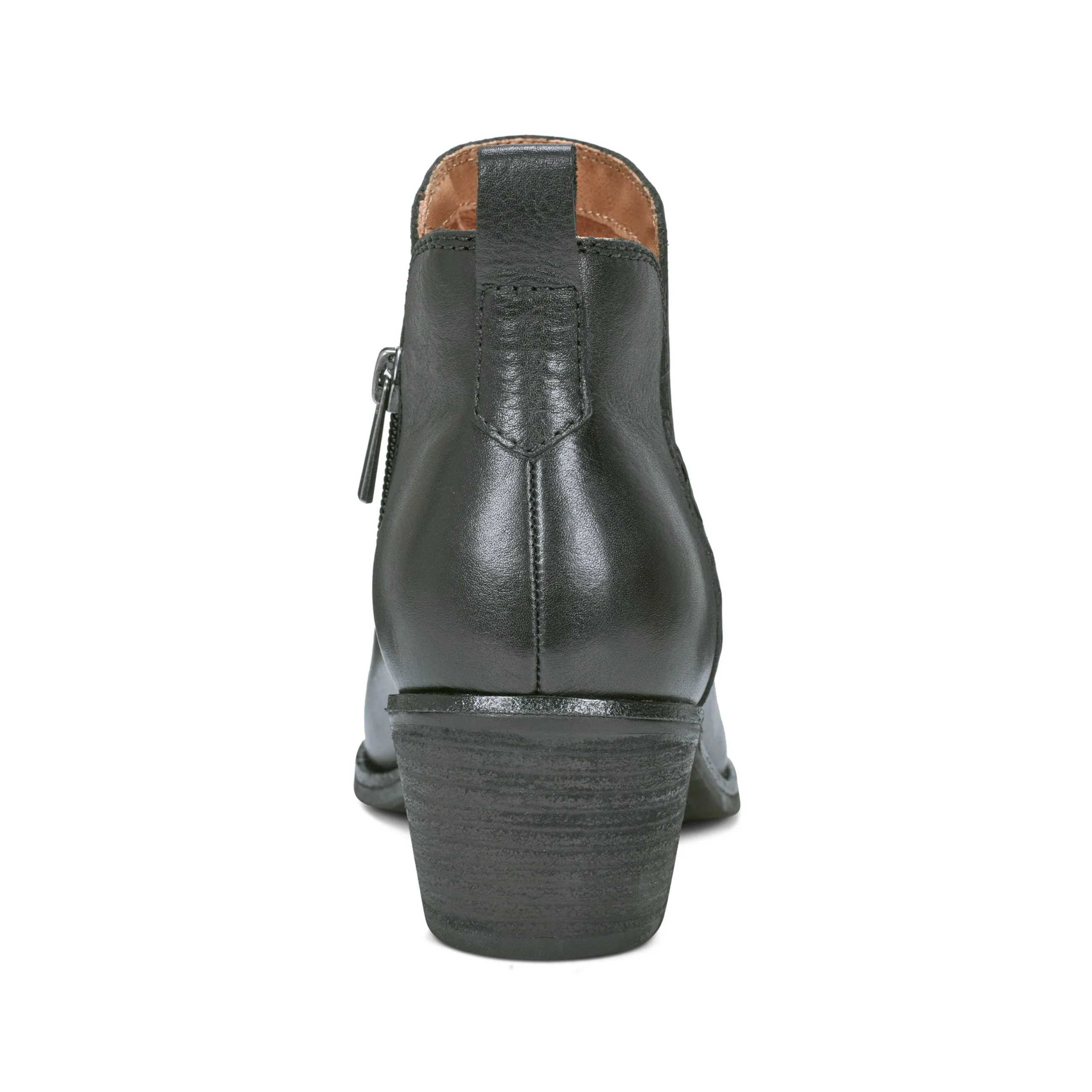 Marisole Block Heel Slip-on Casual Booties