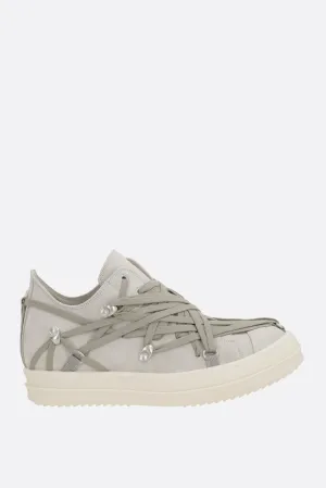 Megalaced suede sneakers