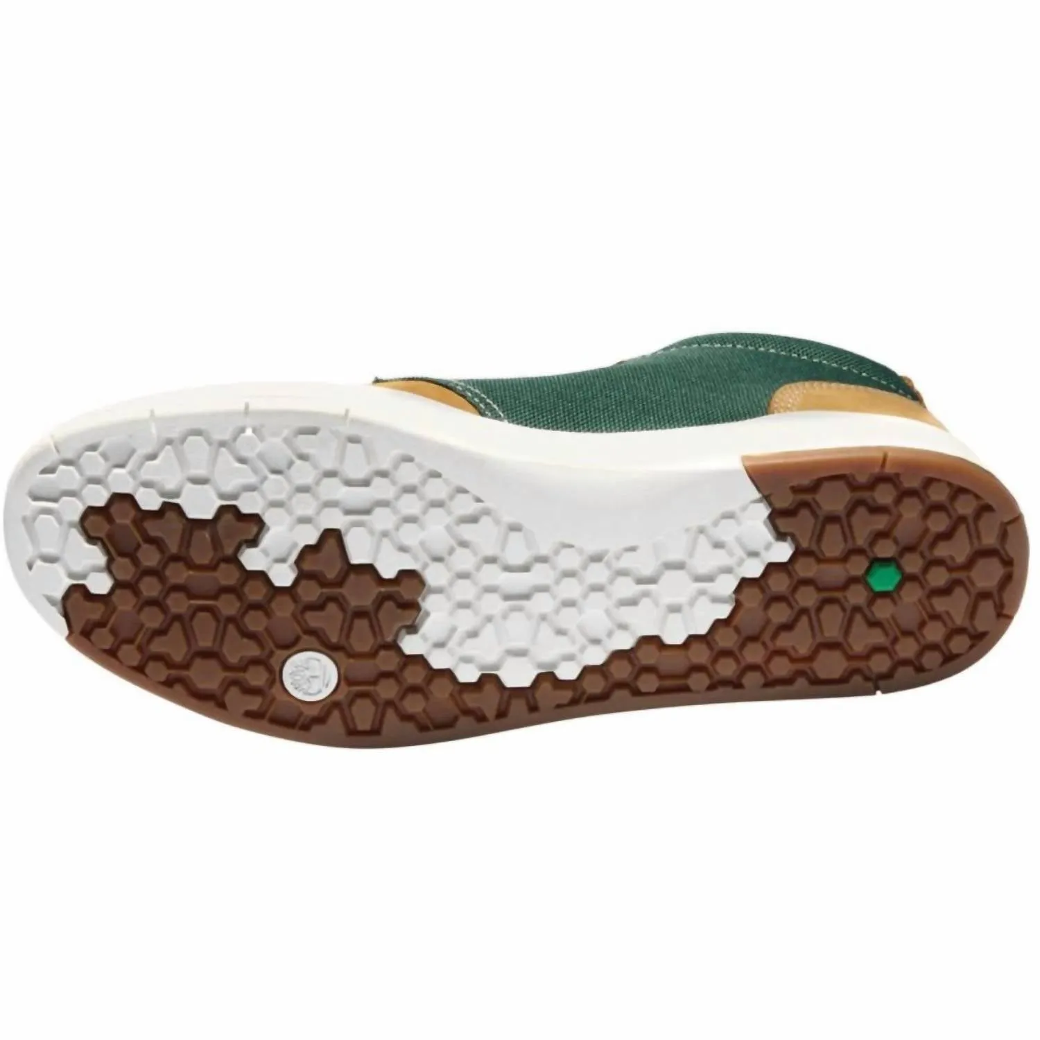 Men's Davis Square Chukka Shoes In Wheat Nubuck/green