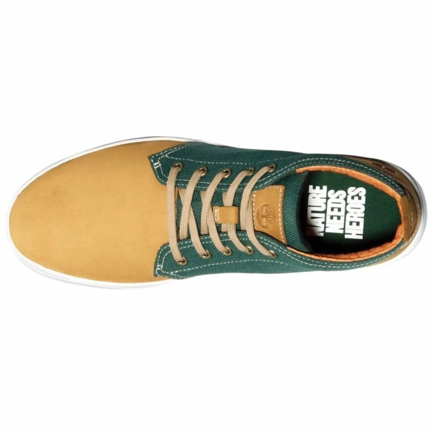 Men's Davis Square Chukka Shoes In Wheat Nubuck/green
