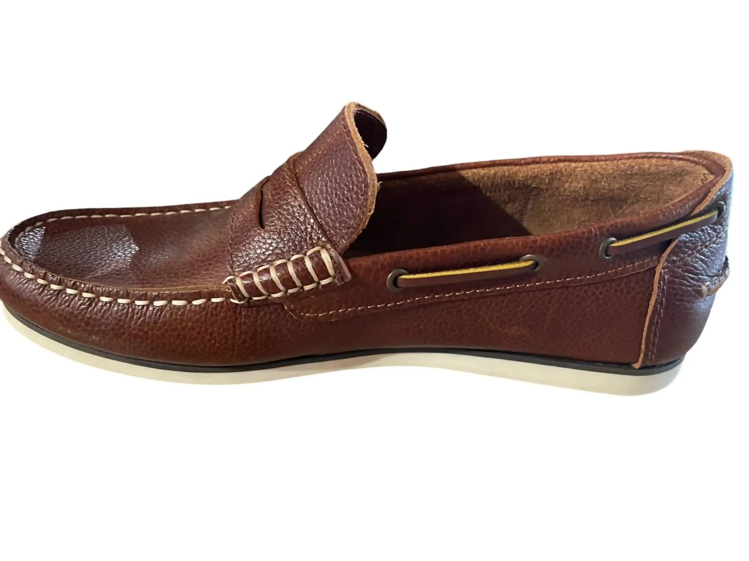 Men's Keel Boat Shoes In Cognac