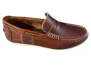 Men's Keel Boat Shoes In Cognac