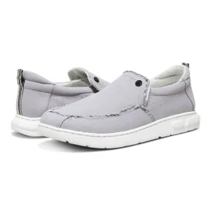 Men's Seaview Canvas Slip-On Shoes In Gray