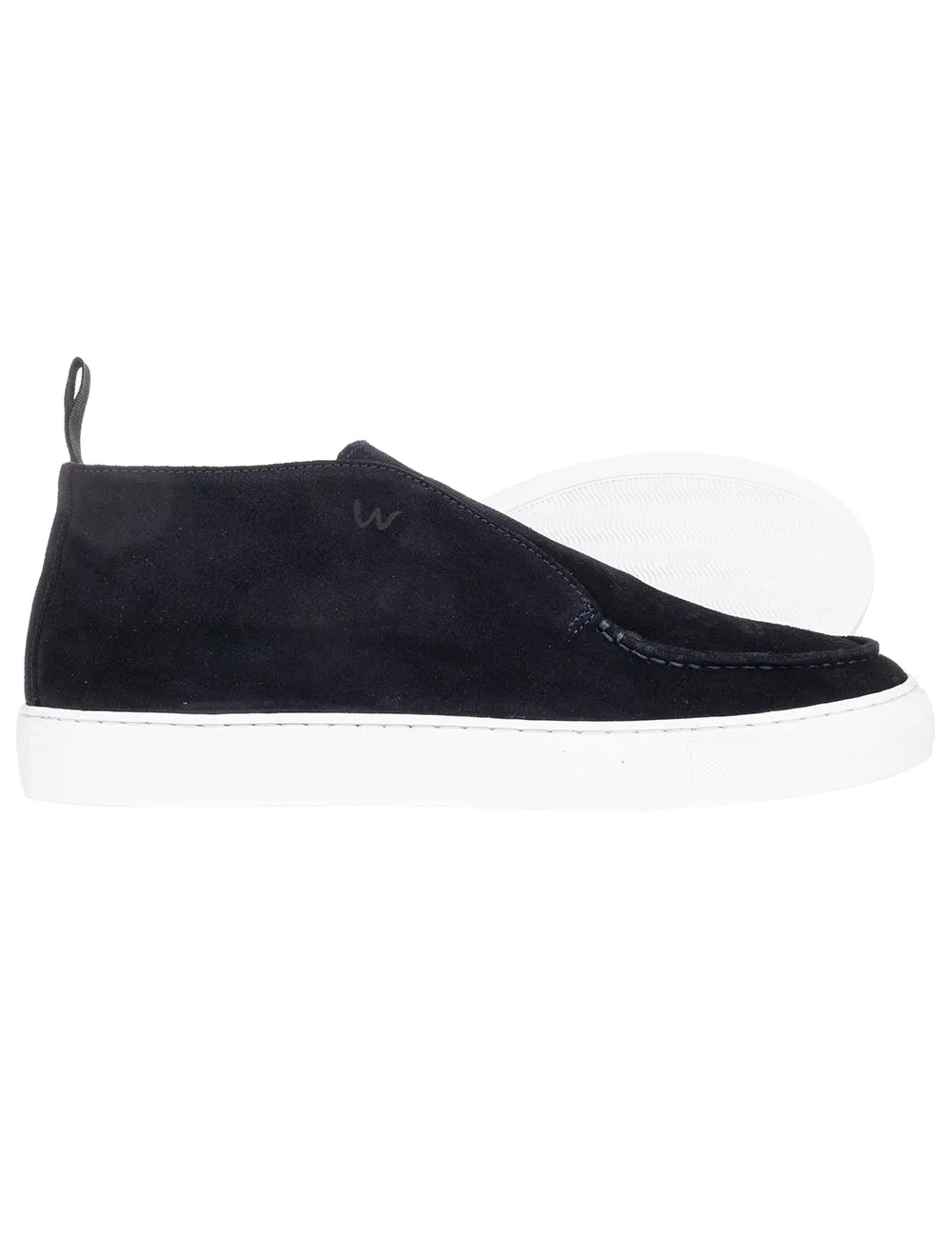 Mid Top Slip On Sneaker Night Blue