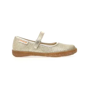 Naturino Girl's Pavia 86 Gold Glitter Mary Jane (Sizes 26-29)