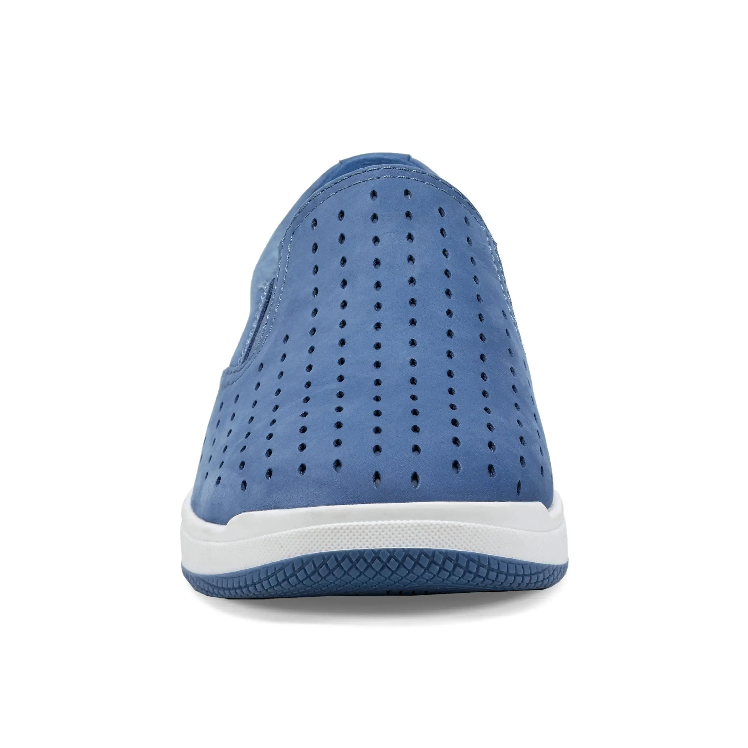 Nel Laser Cut Round Toe Casual Slip-on Sneakers