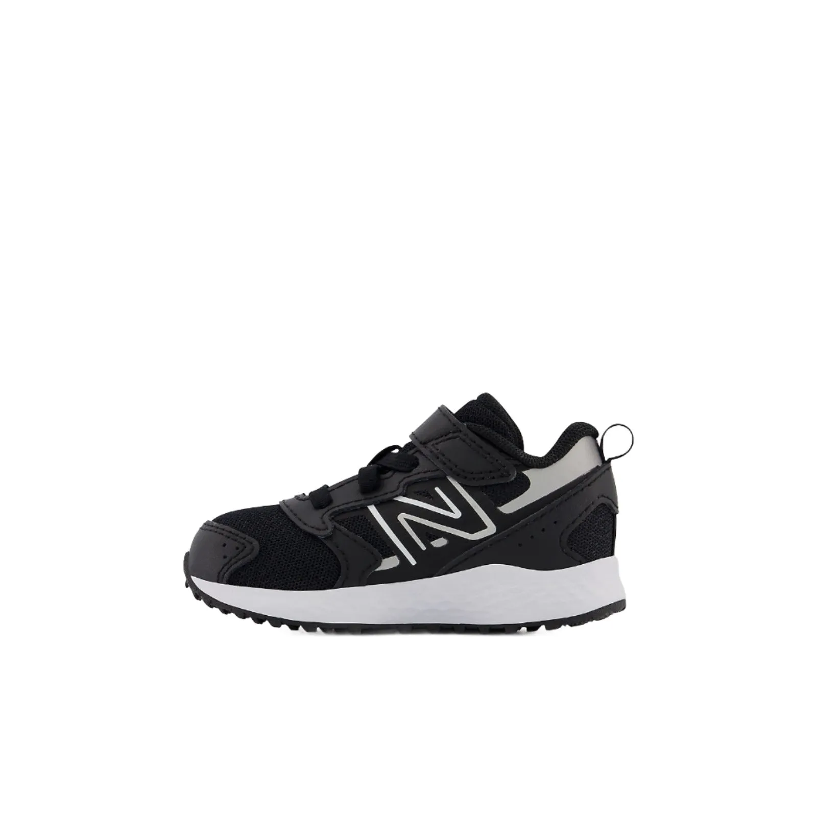 New Balance Shoes Fresh Foam 650 Bungee Lace with Top Strap Black/Metallic Silver (4c-10c)