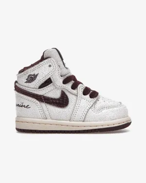 NIKE AIR JORDAN 1 RETRO HIGH OG SP A MA MANIERE TODDLER (NEW)