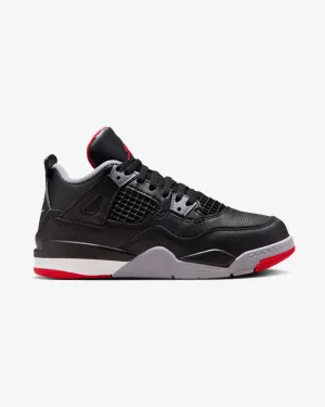 NIKE AIR JORDAN4 RETRO BRED REIMAGINED PRESCHOOL