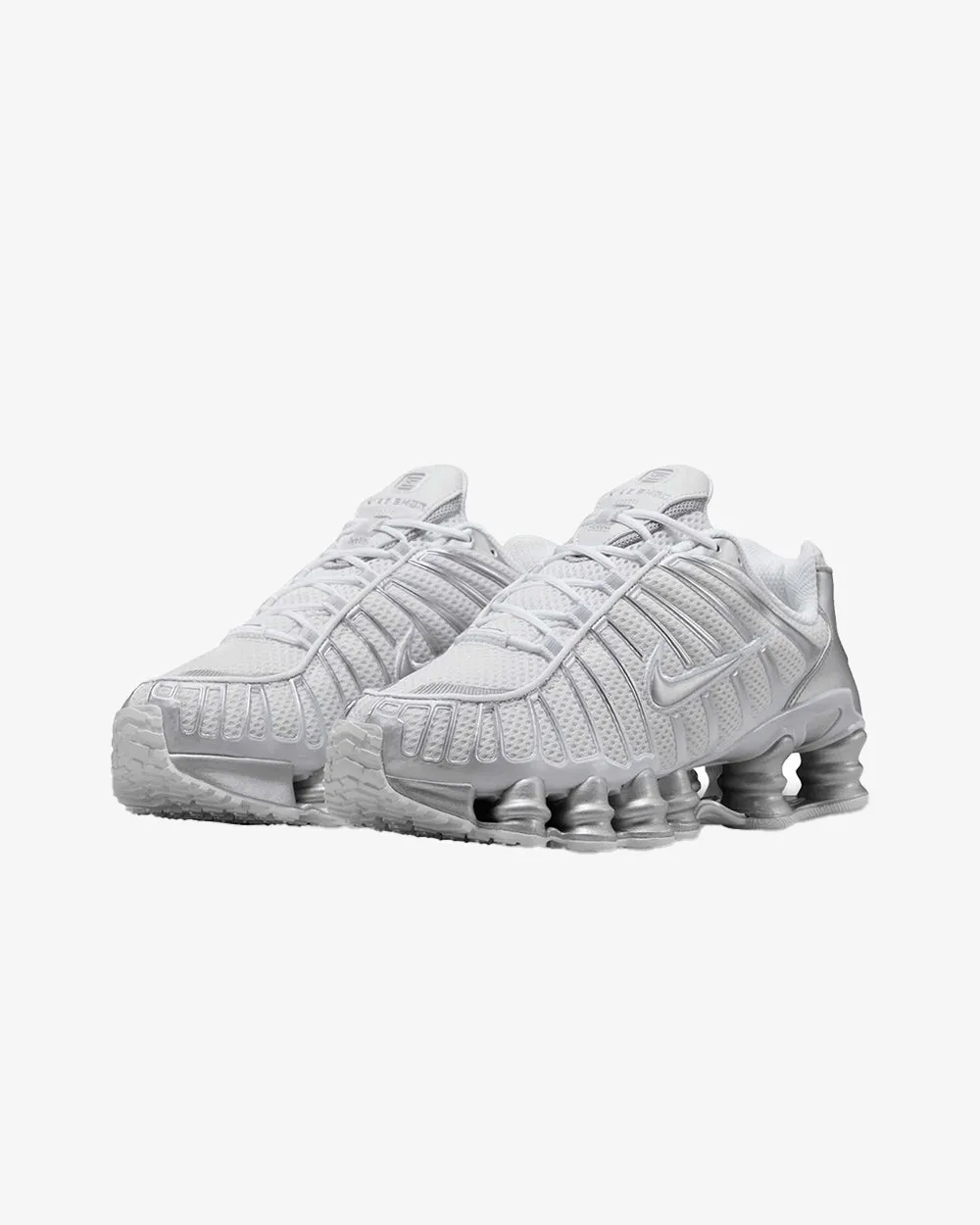 NIKE SHOX TL PLATINUM TINT SILVER WHITE (NEW)