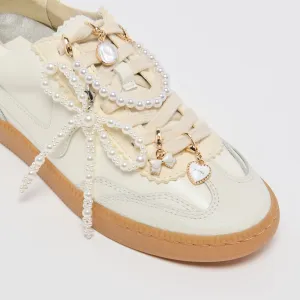 NOTICE SNEAKERS WHITE   PEARL CHARM BUNDLE