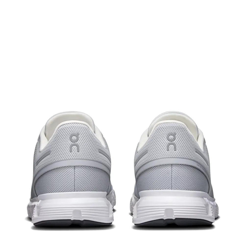 On Men's Cloud 6 Sneaker in Glacier/White