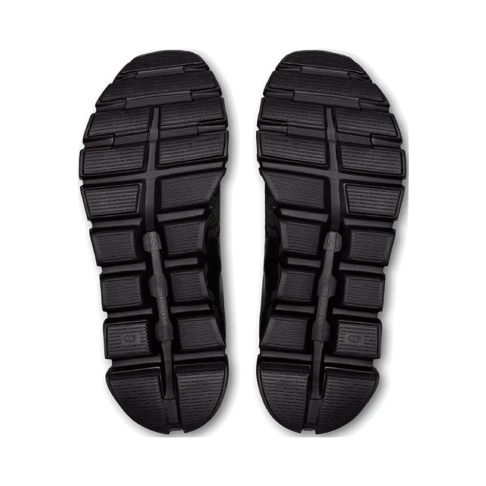 On Women's Cloud 6 Sneaker in Black/Black