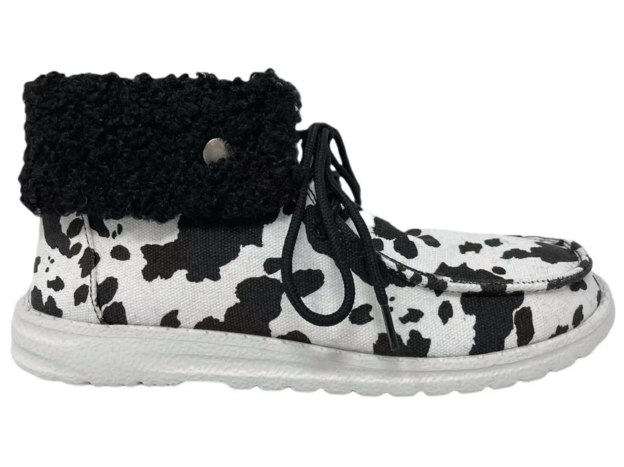 Ozone Slip-On Shoes In Black & White
