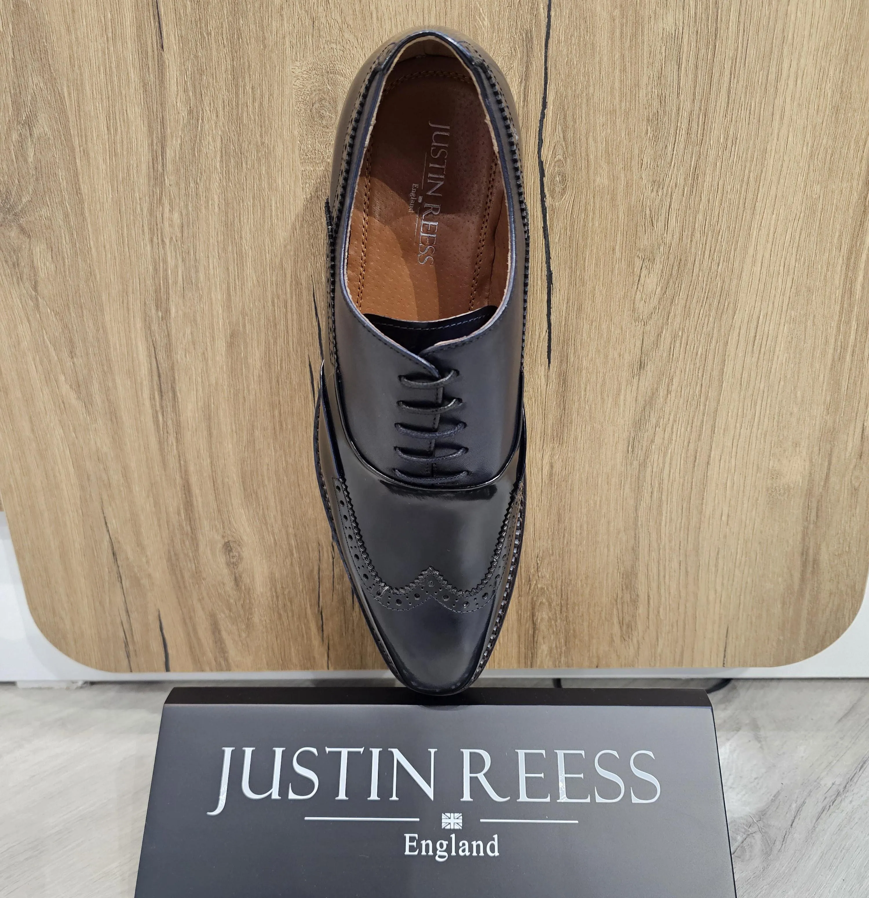 Patent Leather Lace Up Brogue Formal Dress Shoe