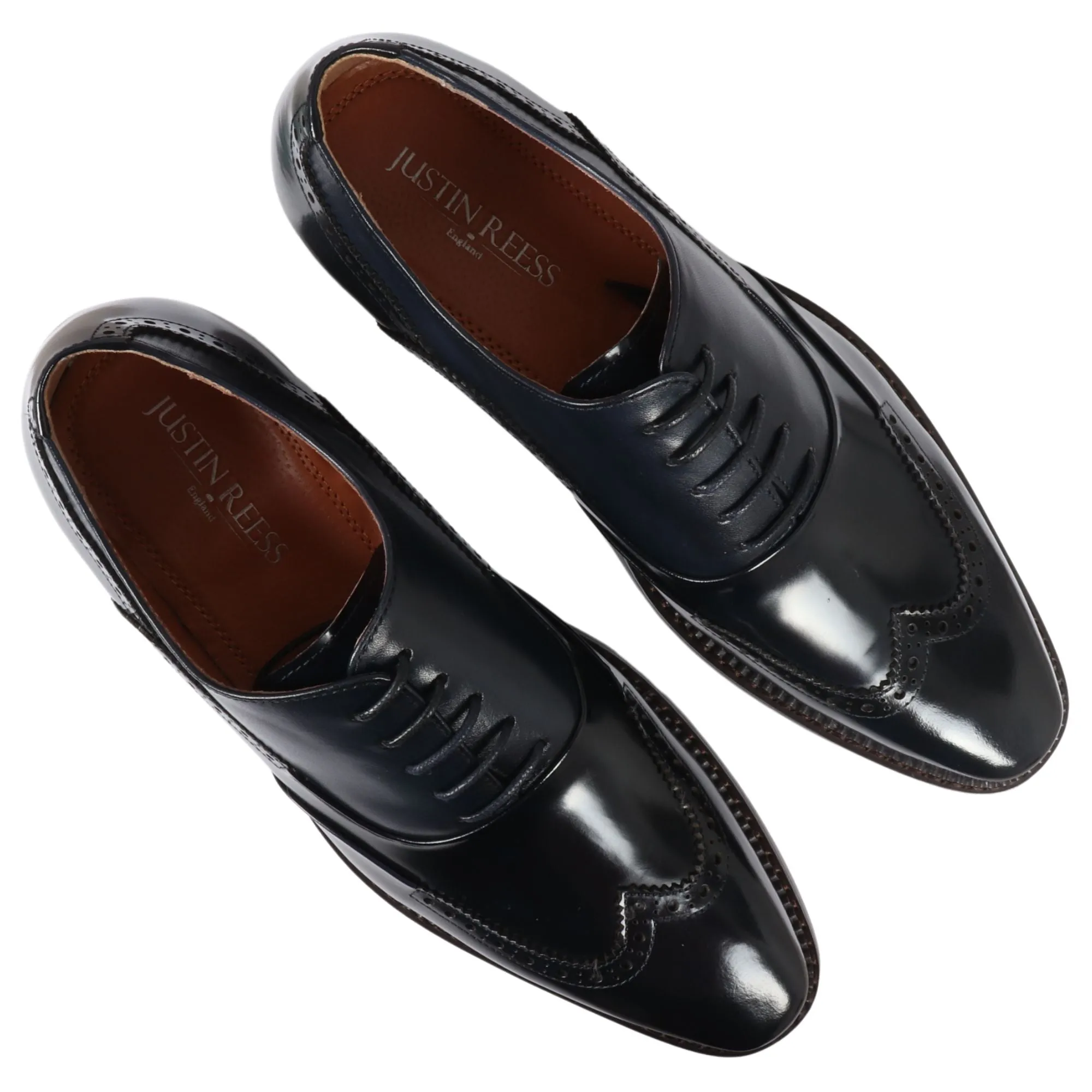 Patent Leather Lace Up Brogue Formal Dress Shoe