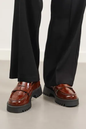 PATENT LEATHER LOAFERS