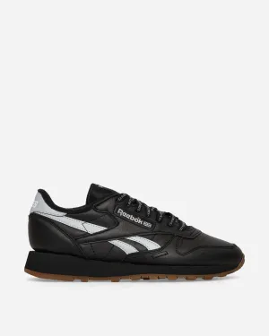PLACES FACES Classic Leather Sneakers Black / Silver