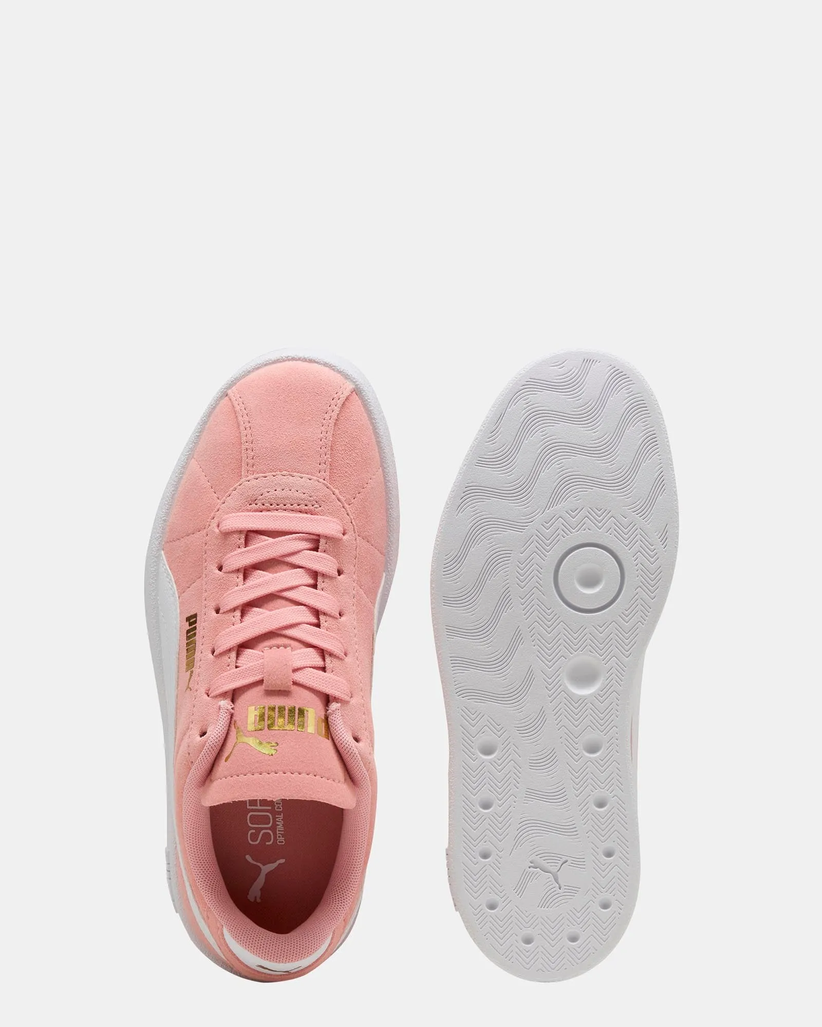 Puma Club Ii Jnr G Pink/White