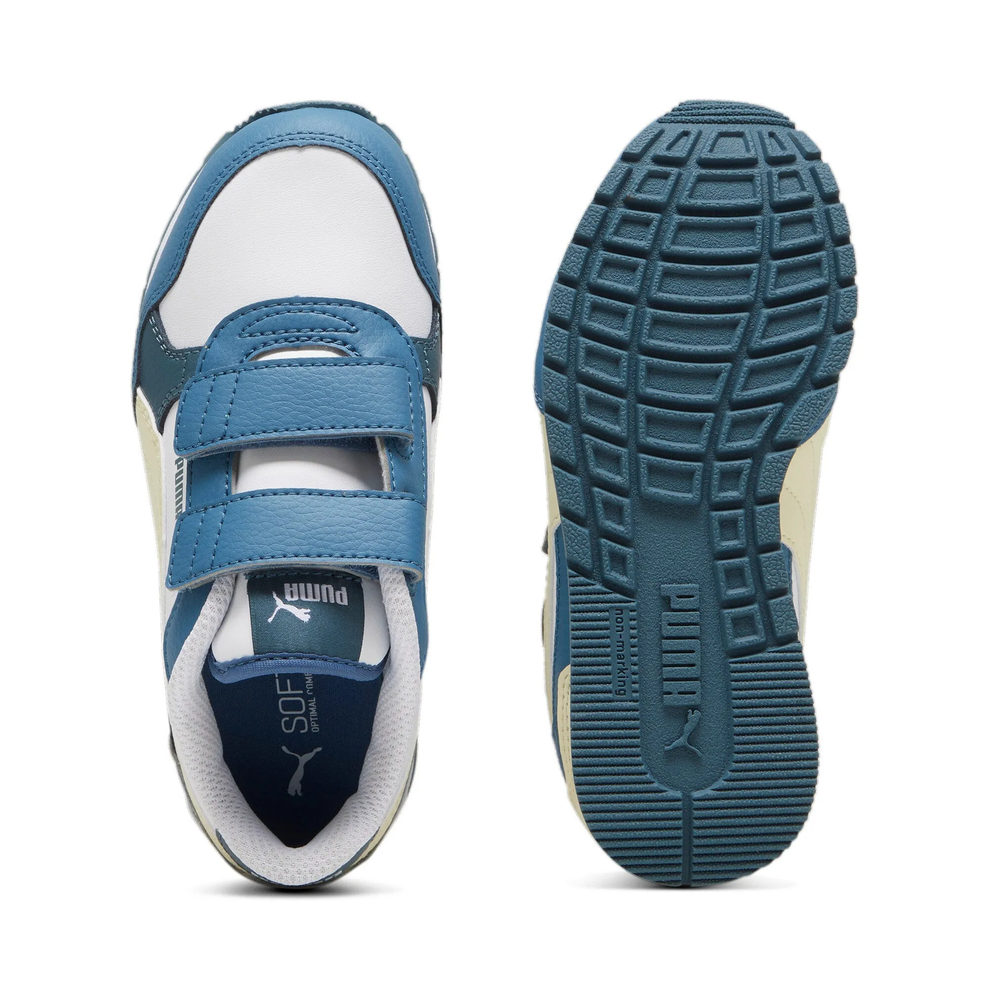 PUMA Little Kids ST Runner v4 Leather Sneakers Hey Dude Shoes