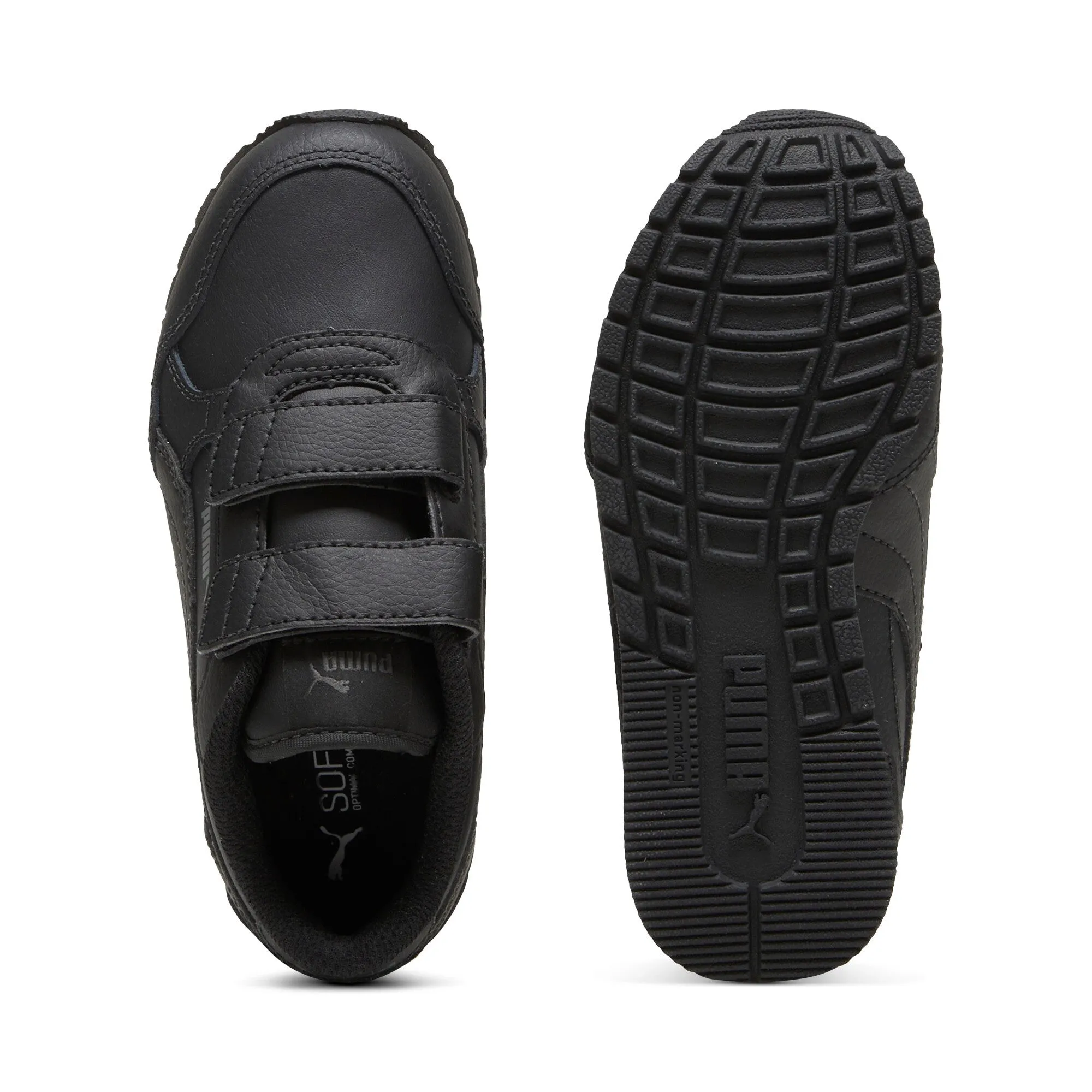 PUMA Little Kids ST Runner v4 Leather Sneakers Hey Dude Shoes