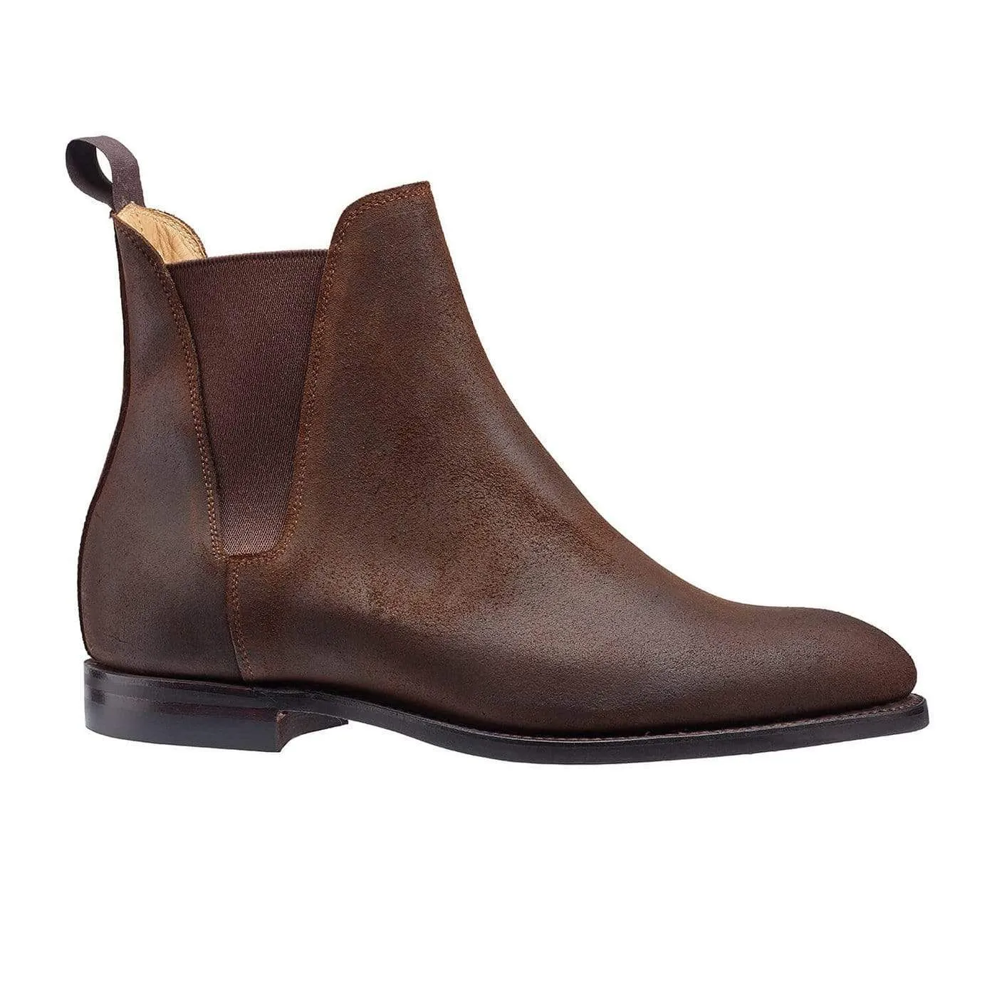 Rachel Dark Brown Rough-Out Suede