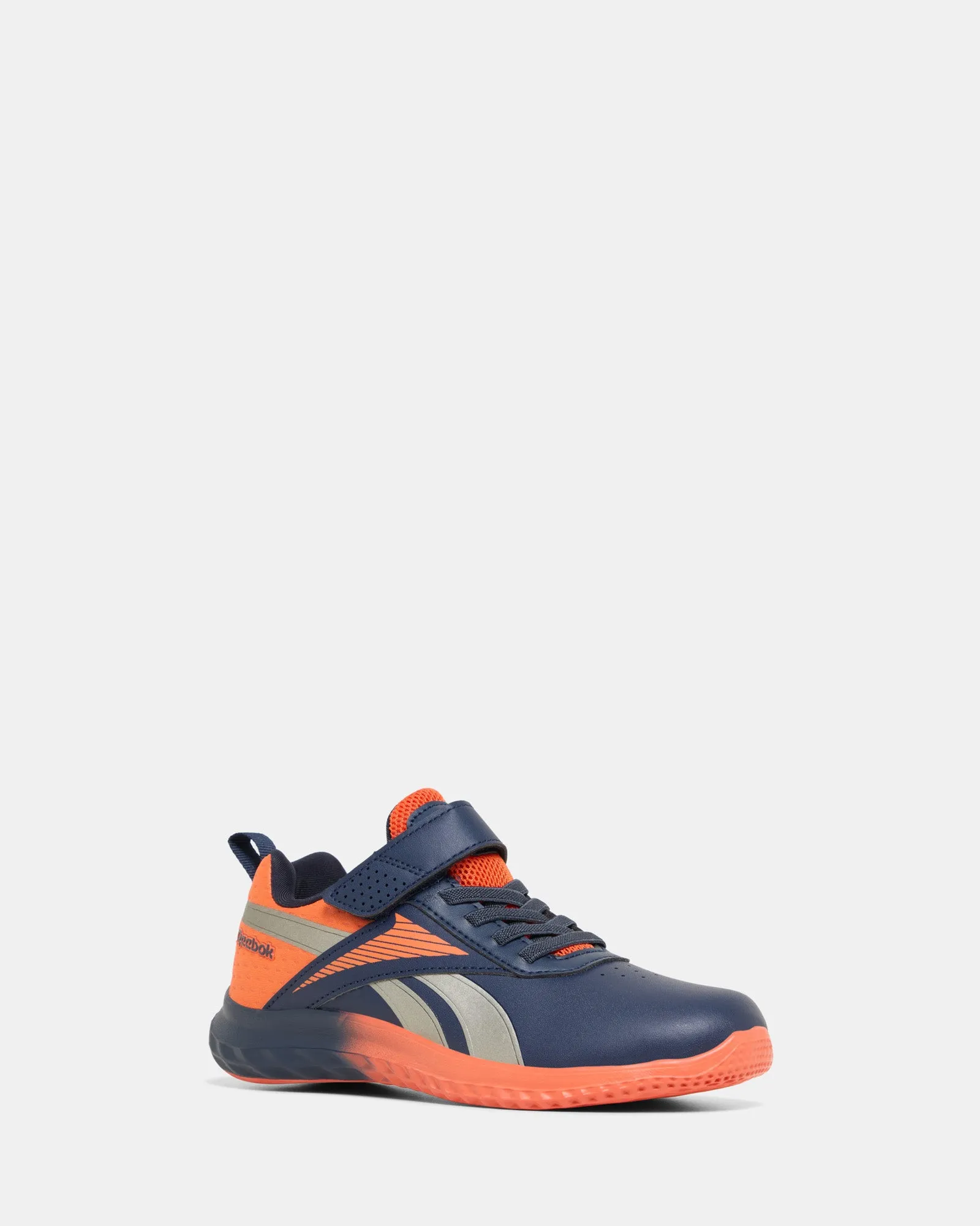 Reebok Rush Runner 5 Synthetic Vector Navy/Pump Orange